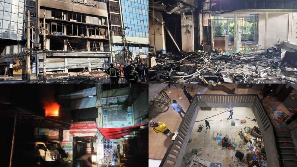 গণমাধ্যম ও সাংস্কৃতিক সংগঠনের কার্যালয়ে হামলায় জড়িত সন্দেহে গ্রেফতার ৯