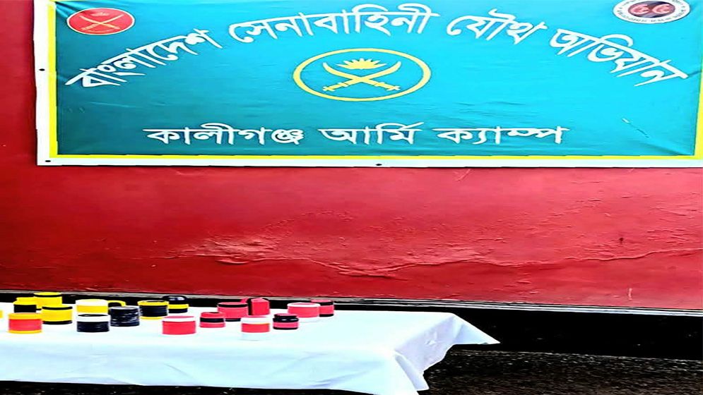 ঝিনাইদহে যৌথ বাহিনীর অভিযানে ককটেল ও দেশীয় অস্ত্র উদ্ধার