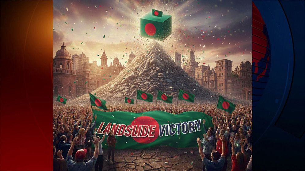 ‘ভূমিধস বিজয়’ কী? বাংলাদেশে এর ব্যবহার শুরুই বা কবে?