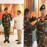 পদোন্নতিপ্রাপ্ত ২ সেনা কর্মকর্তাকে র‌্যাঙ্ক ব্যাজ পরালেন প্রধানমন্ত্রী
